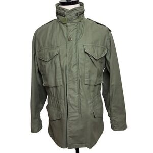 Vintage 1987 US Military M-65 Field Jacket OG-107 So-Sew Styles Small Regular
